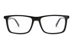EYE'M Ferrari Unisex Rectangle Eyeglasses in Black – Product Photo 1