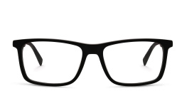 EYE'M Ferrari Unisex Rectangle Eyeglasses in Matte Black – Product Photo 1