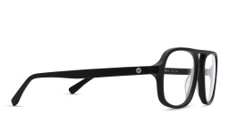 Shop EYE'M Aviator Eyeglasses in Black & Silver online.