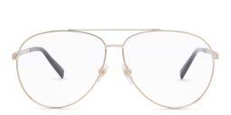 Wide Aviator Eyeglasses من EYE'M بلون ذهبي - صورة المنتج 1