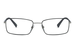 EYE'M Wide Rectangle Eyeglasses in Gunmetal – Product Photo 1