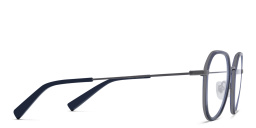 EYE'M Unisex Round Eyeglasses in Blue – Product Photo 3