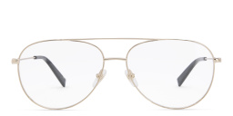 نظارة طبية أفياتور كبيرة للجنسين من EYE'M بلون ذهبي - صورة المنتج 1