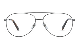 EYE'M Unisex Wide Aviator Eyeglasses in Grey – Product Photo 1