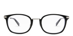 EYE'M Unisex Square Eyeglasses in Black – Product Photo 1
