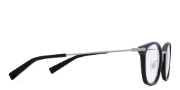 EYE'M Unisex Square Eyeglasses in Black – Product Photo 3