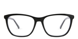 EYE'M Square Eyeglasses in Black – Product Photo 1