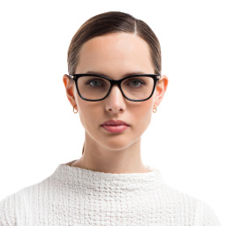EYE'M Cat Eye Eyeglasses in Black – Product Photo 5