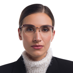 تسوق نظارة طبية كات آي نصف إطار EYE'M بلون أحمر أونلاين.