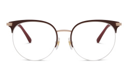 EYE'M Half Rim Cat Eye Eyeglasses in Red – Product Photo 1