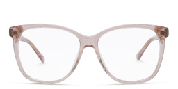 EYE'M Square Eyeglasses in Nude – Product Photo 1