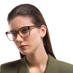 EYE'M Square Eyeglasses in Havana – Product Photo 5
