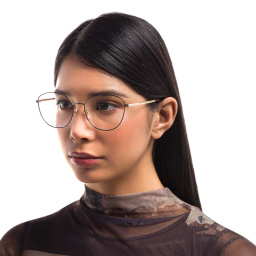 EYE'M Wide Cat Eye Eyeglasses in Black – Product Photo 7