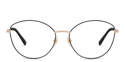 EYE'M Wide Cat Eye Eyeglasses in Black – Product Photo 1