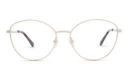 EYE'M Wide Cat Eye Eyeglasses in Gold – Product Photo 1