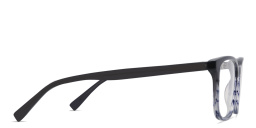 EYE'M Square Eyeglasses in Blue – Product Photo 3