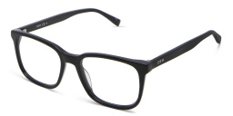 EYE'M Square Eyeglasses in Black – Product Photo 2