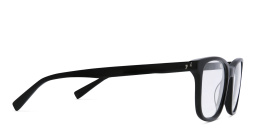 EYE'M Square Eyeglasses in Black – Product Photo 3