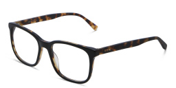 Shop EYE'M Square Eyeglasses in Shiny Havana online.
