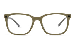 EYE'M Square Eyeglasses in Green – Product Photo 1