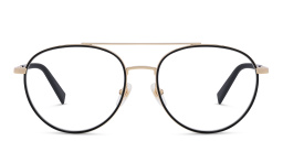 EYE'M Round Eyeglasses in Black – Product Photo 1