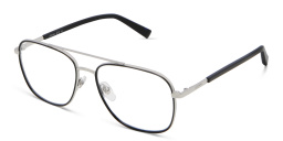 EYE'M Wide Square Eyeglasses in Black – Product Photo 2