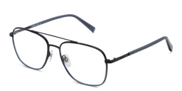 EYE'M Wide Square Eyeglasses in Blue – Product Photo 2