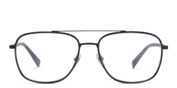 EYE'M Wide Square Eyeglasses in Gunmetal – Product Photo 1