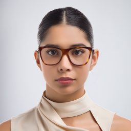 EYE'M Cat Eye Eyeglasses in Havana – Product Photo 5