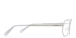 نظارة طبية بتصميم غير منتظم من EYE'M بلون فضي - صورة المنتج 3