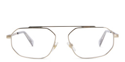 EYE'M Irregular Eyeglasses in Gold – Product Photo 1