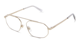 EYE'M Irregular Eyeglasses in Gold – Product Photo 2