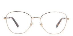 EYE'M Round Eyeglasses in Rose Gold – Product Photo 1