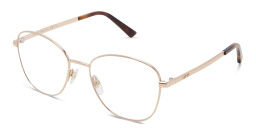 EYE'M Round Eyeglasses in Rose Gold – Product Photo 2
