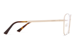 EYE'M Round Eyeglasses in Rose Gold – Product Photo 3