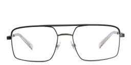 EYE'M Octagon Junior Unisex Aviator Eyeglasses in Gunmetal – Product Photo 1