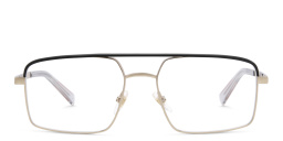 Octagon Junior Unisex Aviator Eyeglasses من EYE'M بلون ذهبي - صورة المنتج 1