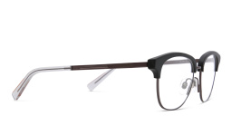 EYE'M Square Eyeglasses in Gunmetal – Product Photo 3