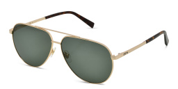 EYE'M Aviator Sunglasses in Gold – Product Photo 2