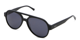 Shop EYE'M Logo Signature Aviator Sunglasses in Black online.