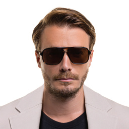 EYE'M Aviator Sunglasses in Havana – Product Photo 5