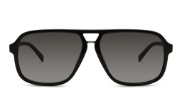 EYE'M Aviator Sunglasses in Shiny Black – Product Photo 1