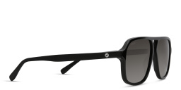 Shop EYE'M Aviator Sunglasses in Shiny Black online.