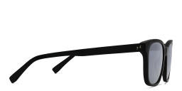 EYE'M Square Sunglasses in Black – Product Photo 3