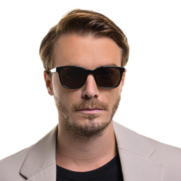 EYE'M Square Sunglasses in Havana – Product Photo 5