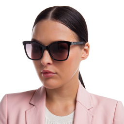 Shop EYE'M Cat Eye Sunglasses in Black online.