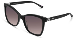 Shop EYE'M Cat Eye Sunglasses in Black online.