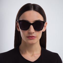 نظارة شمسية بإطار كات آي من EYE'M بلون أسود - صورة المنتج 4