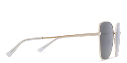 EYE'M Cat Eye Sunglasses in Gold – Product Photo 3