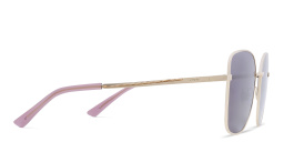 EYE'M Cat Eye Sunglasses in Gold – Product Photo 3